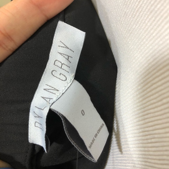 New Dylan Gray Sleeveless Cropped Wide Leg Jumpsuit Black Tied Straps - Picture 5 of 5